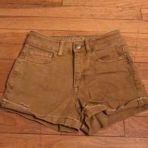 American Eagle High Rise Denim Shorts Size 2
